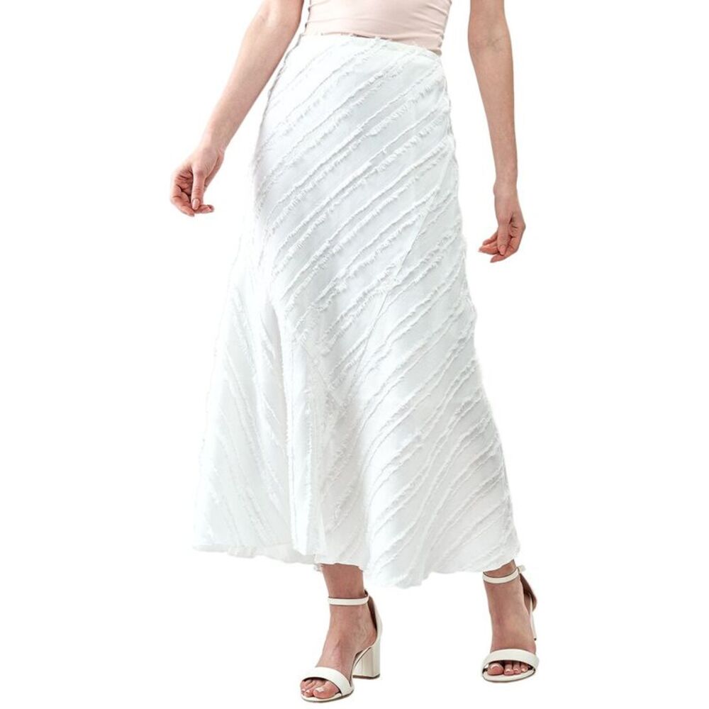Insight New York Womens  Eyelash Skirt, White